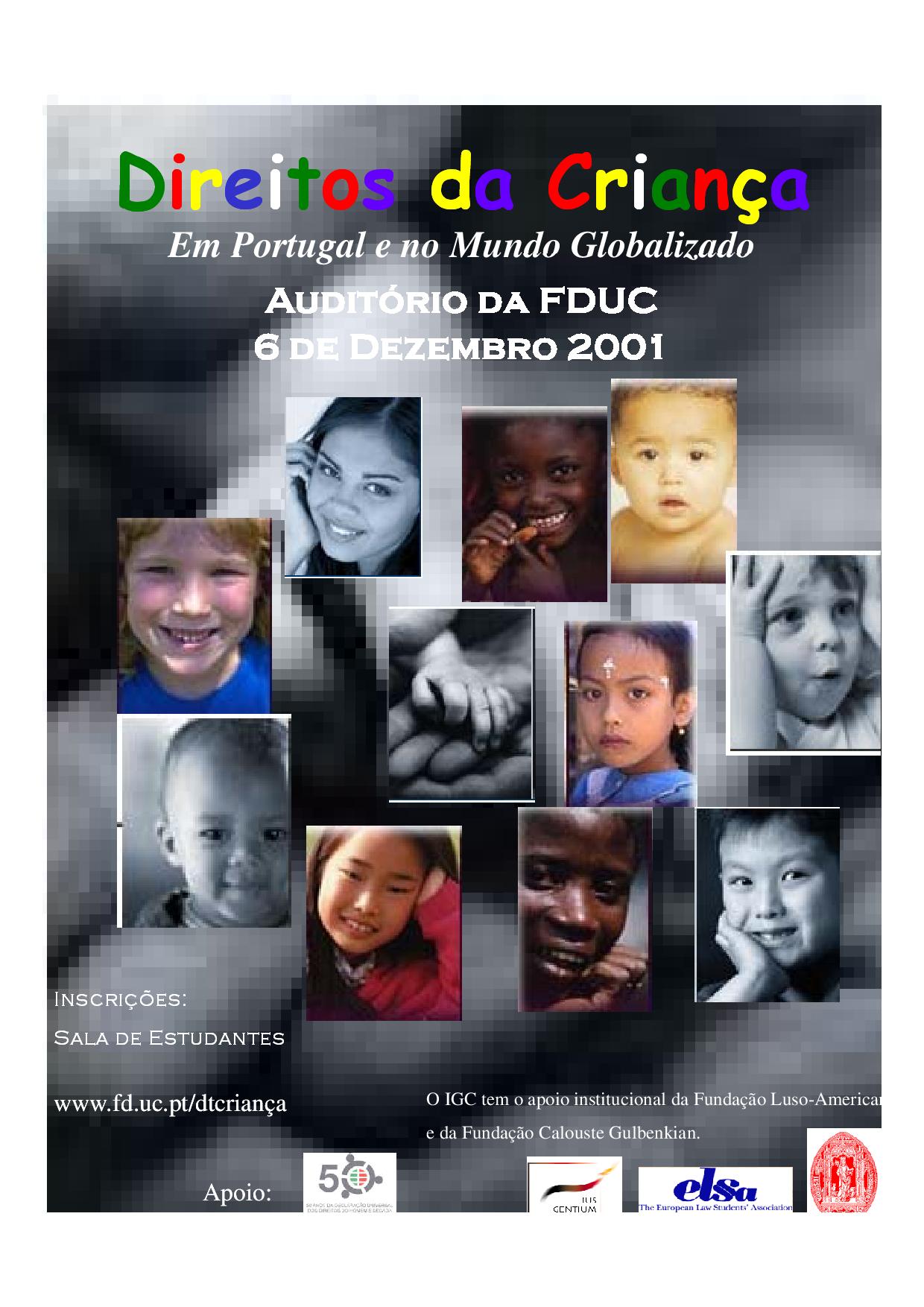 Conferência: Os Direitos da Criança em Portugal e no Mundo Globalizado