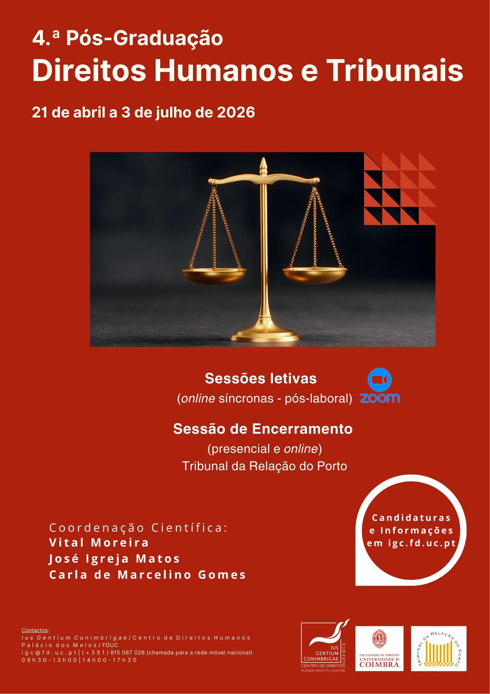 4.ª Pós-graduação em Direitos Humanos e Tribunais