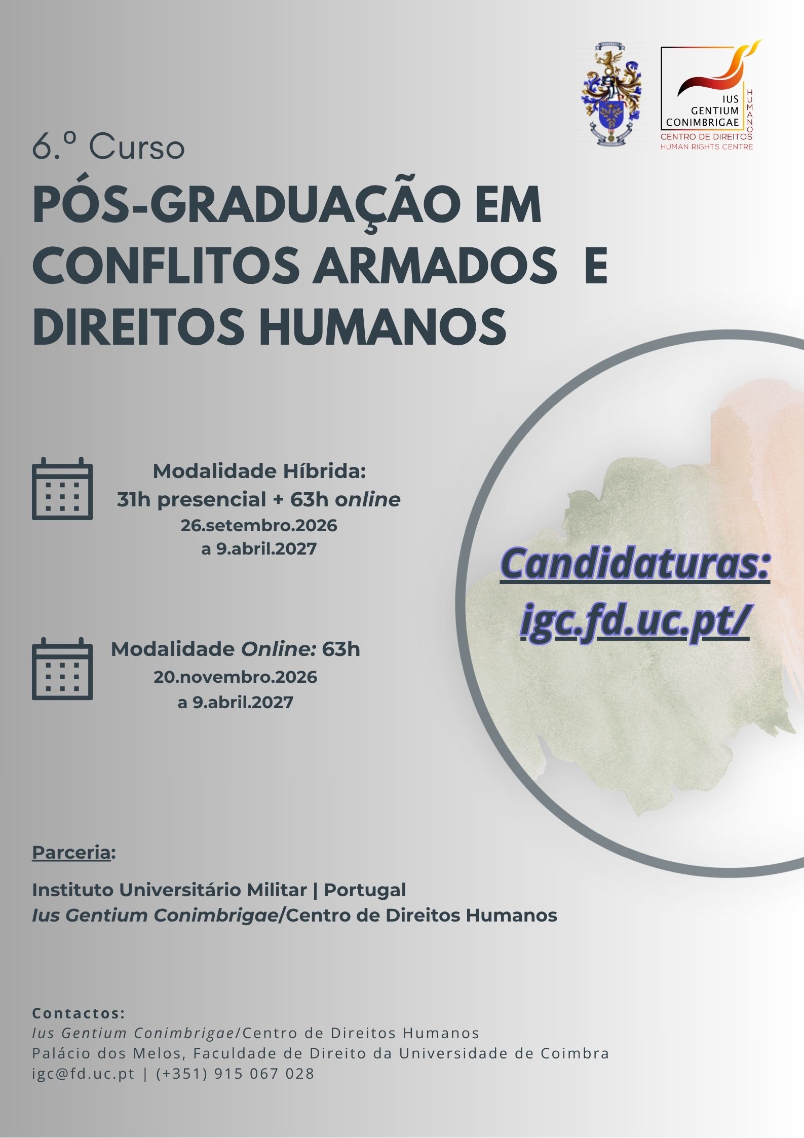 6ª Pós-Graduação em Conflitos Armados e Direitos Humanos
