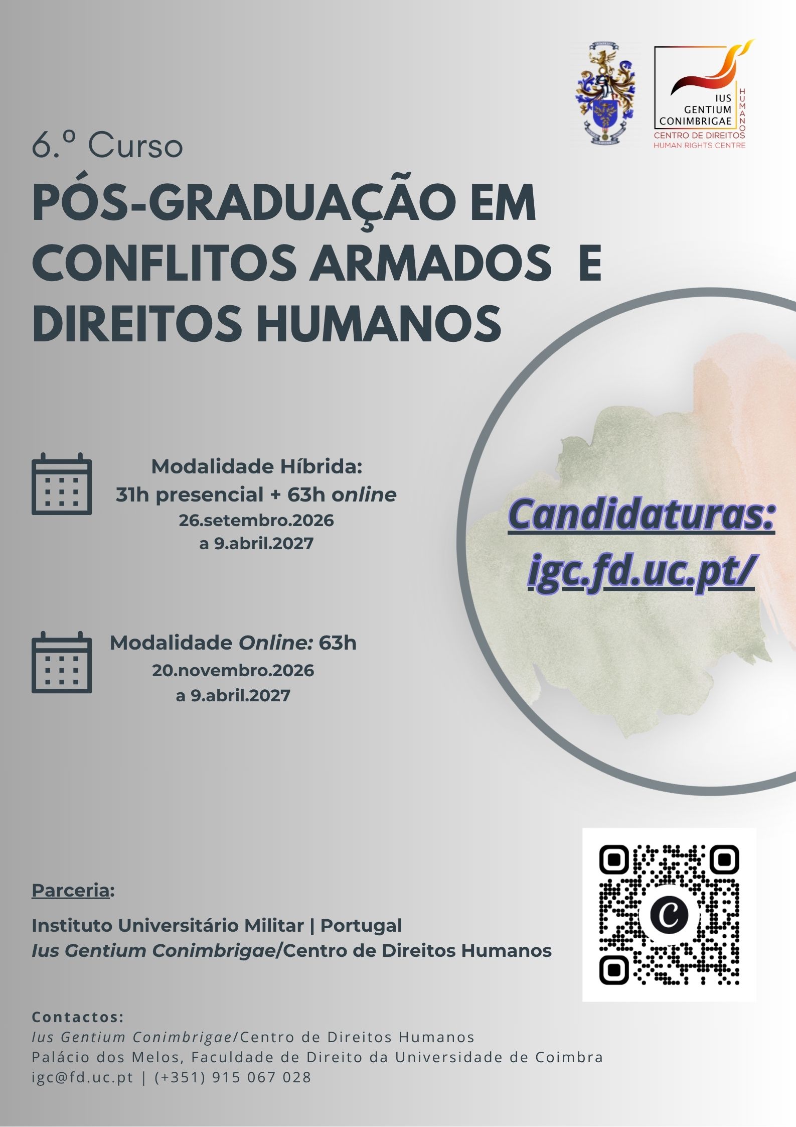 6ª Pós-Graduação em Conflitos Armados e Direitos Humanos