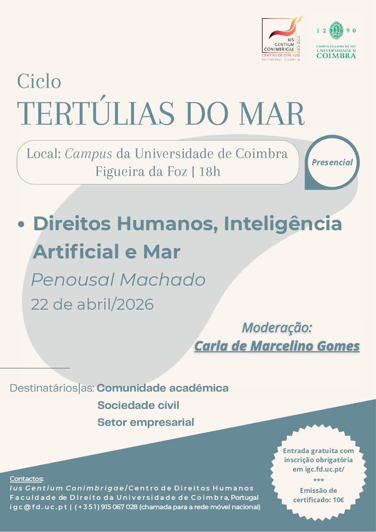Ciclo de Tertúlias do Mar
