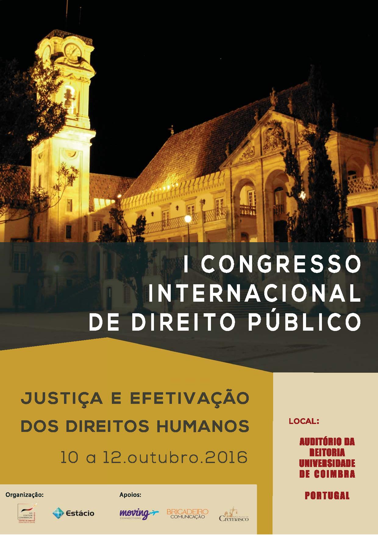 I Congresso Internacional de Direito Público: Justiça e Efetivação dos Direitos Humanos