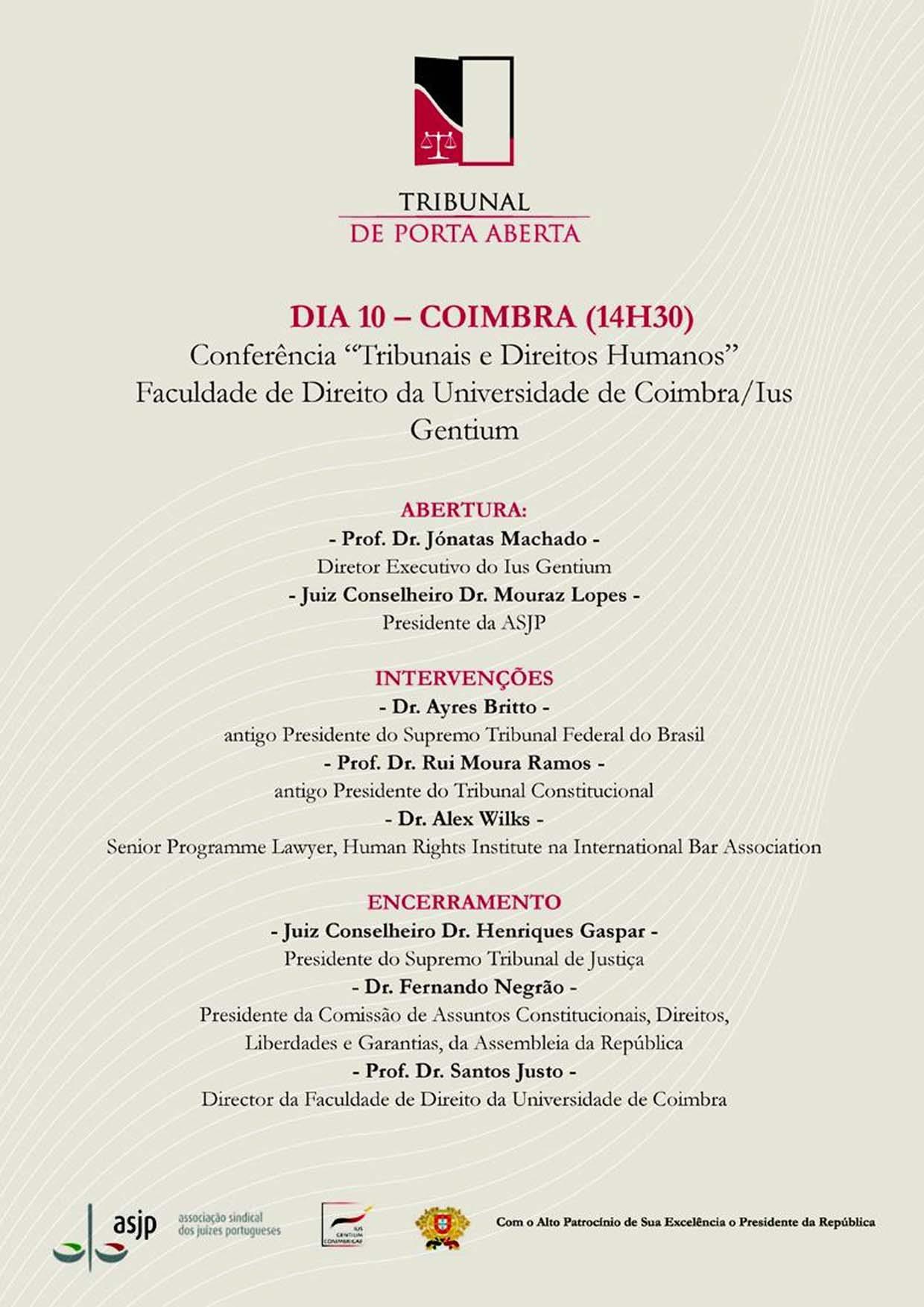 Conferência: Tribunais e Direitos Humanos