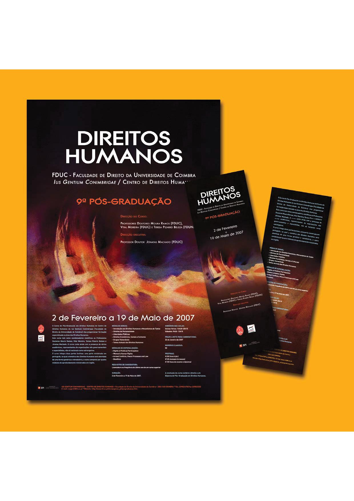 9º Curso de Pós-graduação em Direitos Humanos